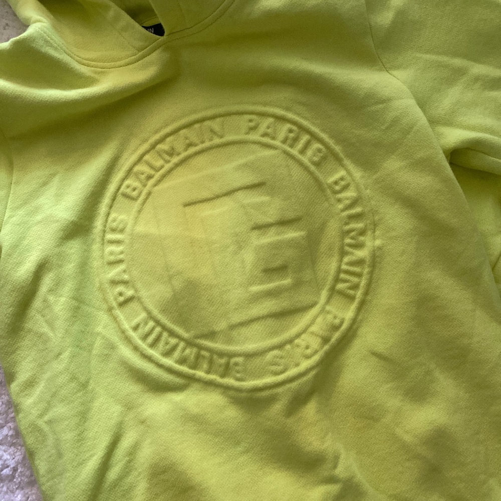 Boys’ Neon Yellow Balmain Sweatsuit